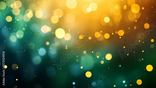 Vibrant Bokeh Background with Colorful Circles Creating a Dreamy Atmosphere for Design Use
