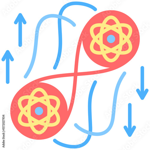 Quantum Entanglement Icon