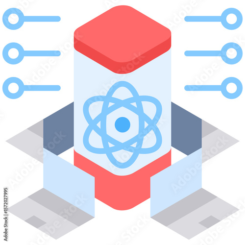 Quantum Computer Icon