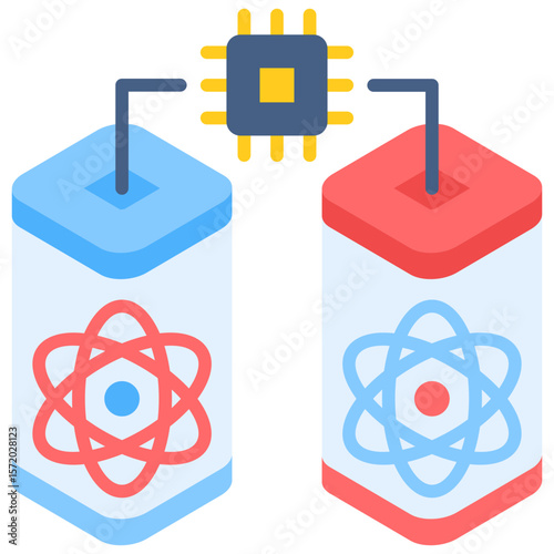 Quantum Cloning Icon