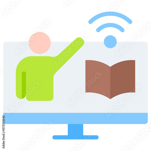 Online Learning Icon