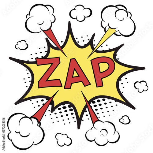 Comic explosion graphic design