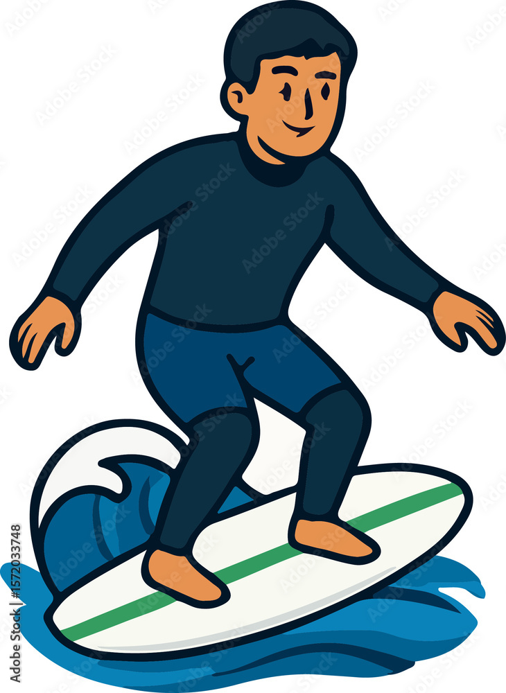 Fototapeta premium 와 여름이다 - 해변1 summer beach cartoon1