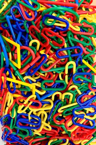 colorful linking toys 
