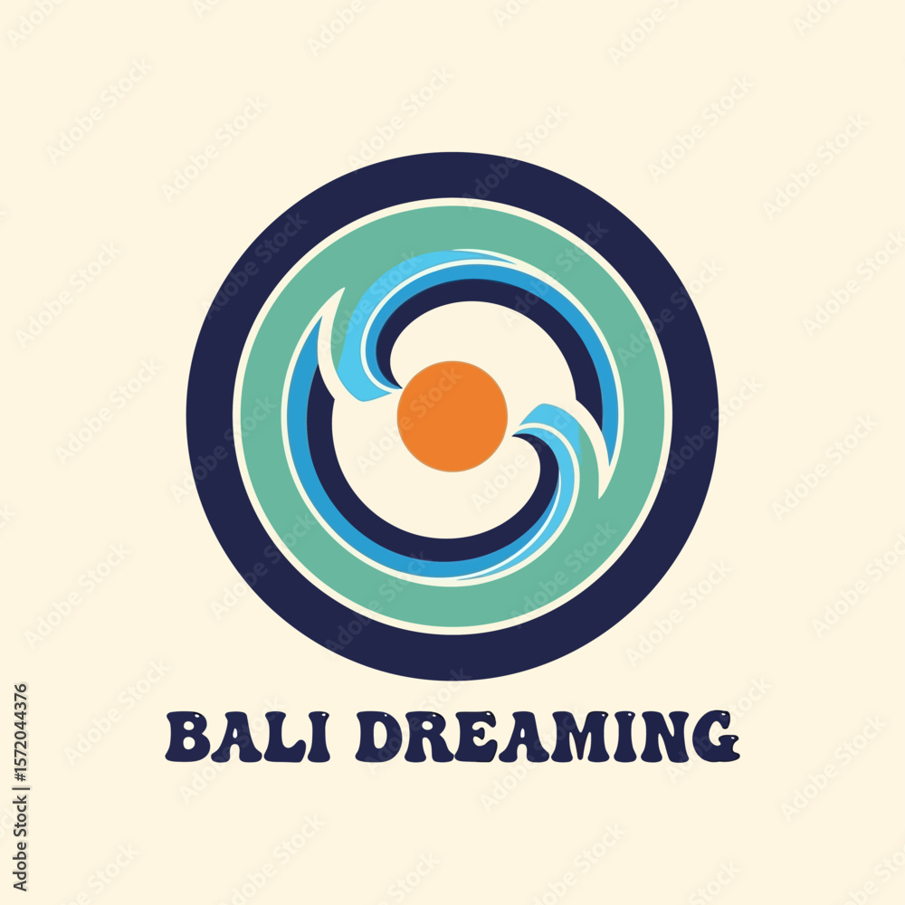 Obraz premium Bali Dreaming Logo.