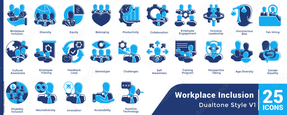 Obraz premium Workplace Inclusion Workplace Inclusion Bundle H25 V01