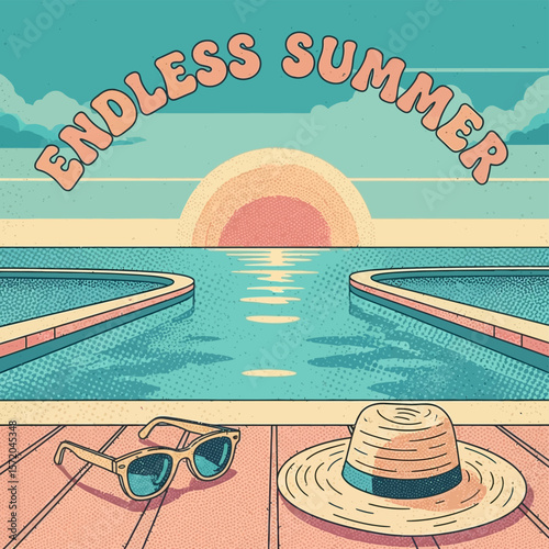 Endless Summer Poolside Bliss.