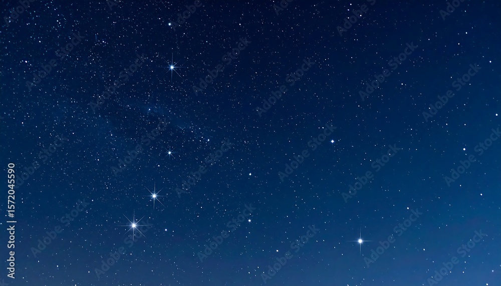 Fototapeta premium Celestial Night: A Starry Canvas Above