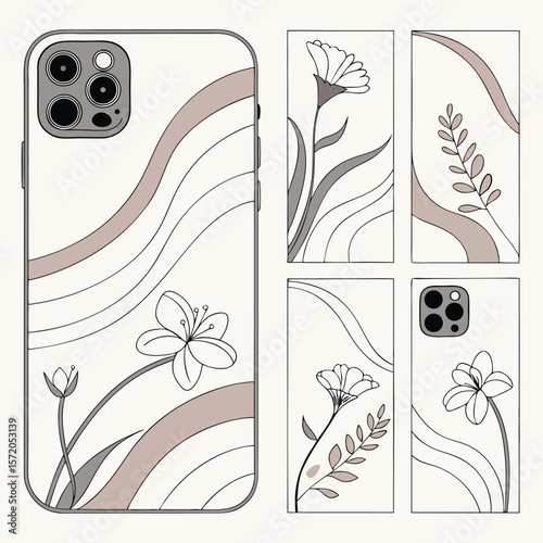 Boho Instagram Highlight Covers – Organic Shapes in Neutral Colors