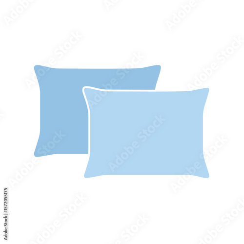 pillow isolated on white background