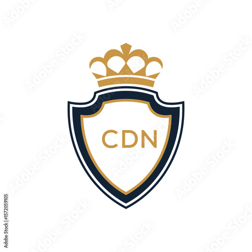 Dynamic Tech Logo Design with CDN Letters and Abstract Motion Elements – Modern Business Identity.CDN Letter Logo.
