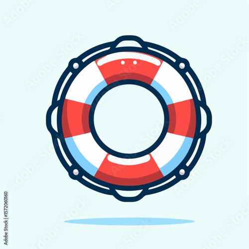 safety buoy vector illustration