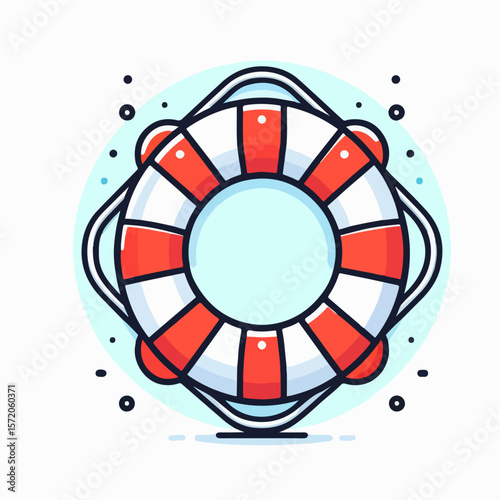 safety buoy vector illustration