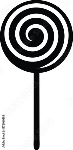 lollipop vector icon. Halloween Related Vector Icon.