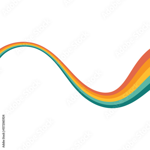Retro Hippie Rainbow