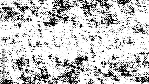 Grunge Halftone Texture in Black and White – Abstract Distressed Pattern