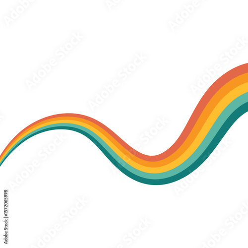 Retro Hippie Rainbow