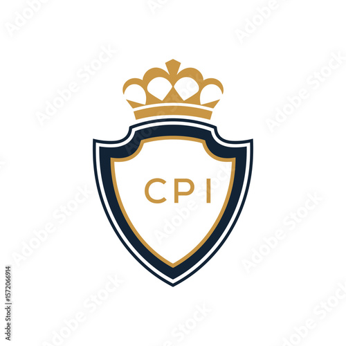 Dynamic Tech Logo Design with CPI Letters and Abstract Motion Elements – Modern Business Identity.CPI Letter Logo.
