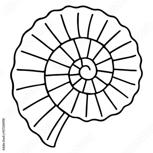 A colorful, hand-drawn 3D render illustrating a patterned circle of hairpins, rollers, and decorative fan-shaped arrows