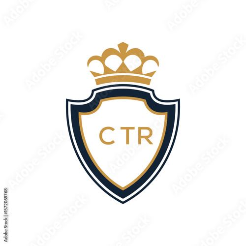 Dynamic Tech Logo Design with CTR Letters and Abstract Motion Elements – Modern Business Identity.CTR Letter Logo.
