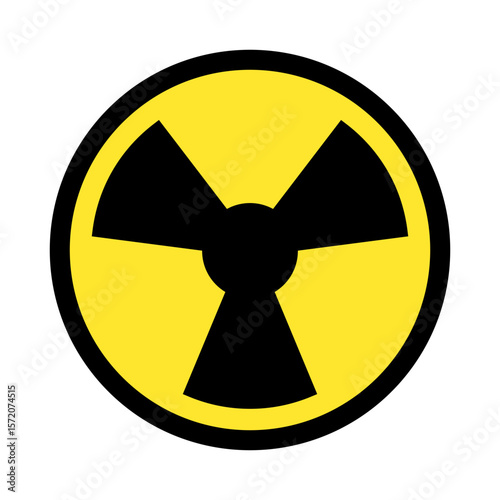radioactive icon symbol vector illustration
