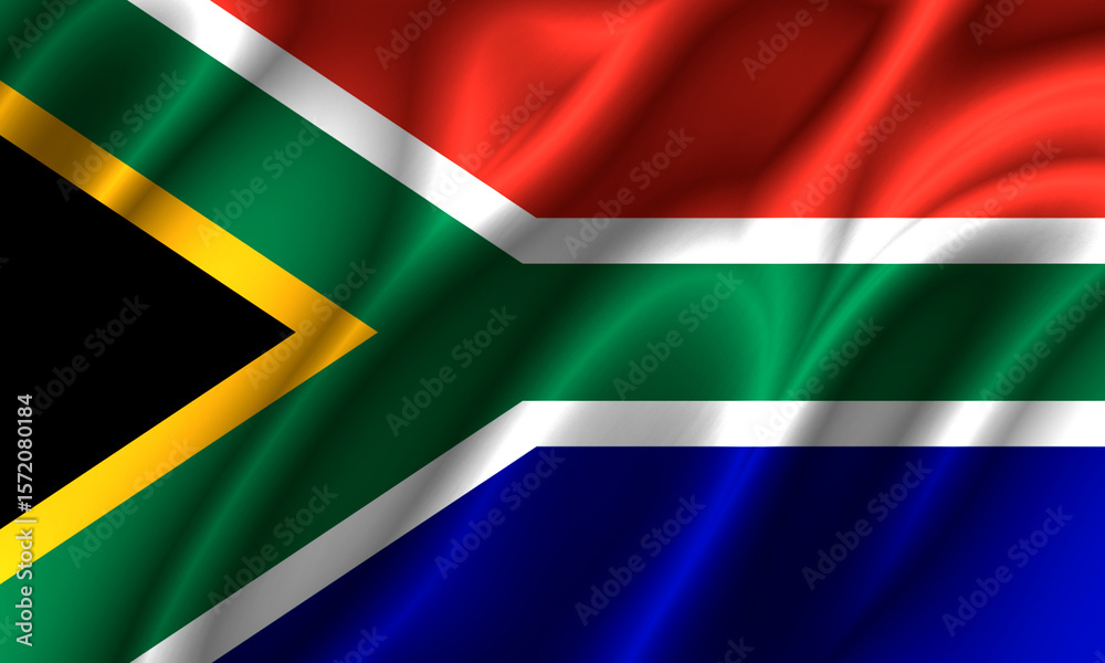 Obraz premium flag of south africa