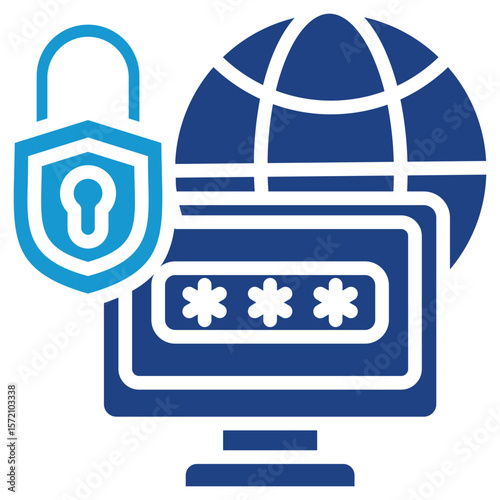 Vpn Connection glyph color icon