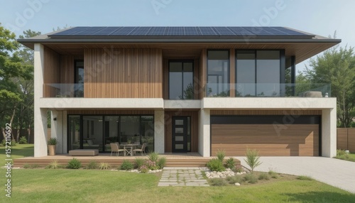 Sustainable Modern House Design: Eco-Friendly Home Powered by Solar