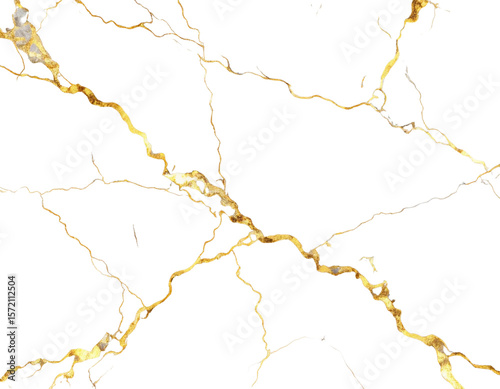  Cracked Marble Texture with Gold Veins – Abstract Luxury Background PNG.
