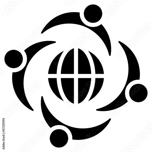 local heritage preservation glyph icon