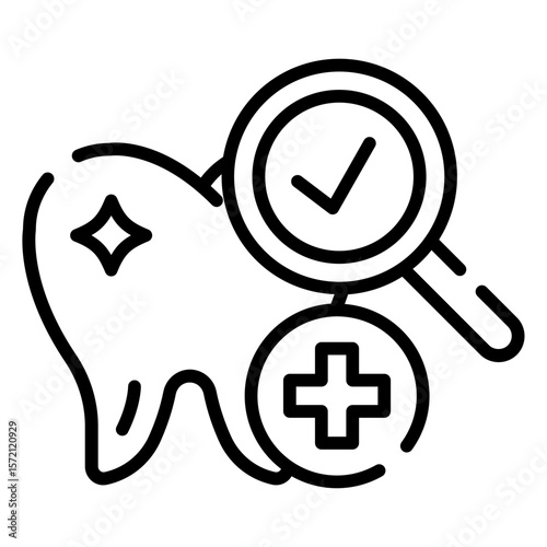Health tooth icon