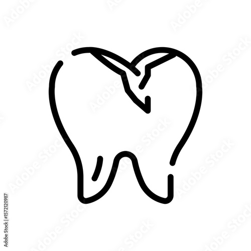 Dirt tooth icon