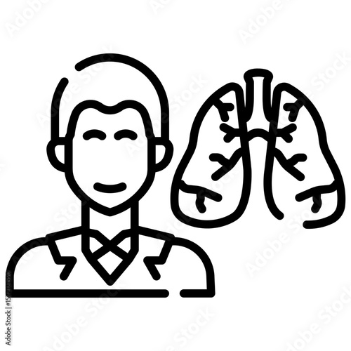 Lungs specialist icon