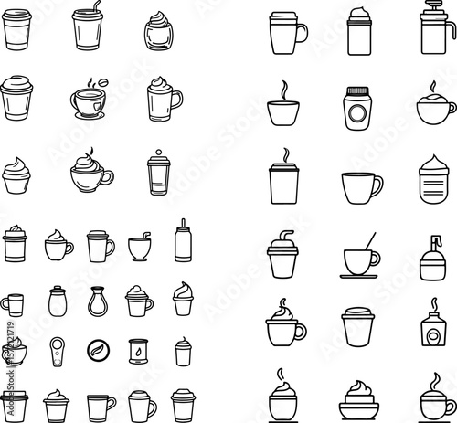 coffee creamer, creamer icon, coffee cream, liquid creamer, creamer bottle, creamer cup, coffee creamer bottle, milk creamer, flavored creamer, dairy creamer, non-dairy creamer, coffee