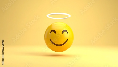 Smiling Face with Halo Emoji