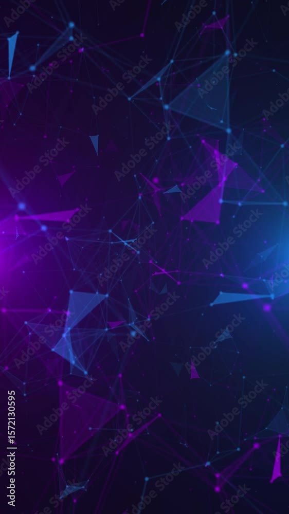 data information flow through plexus network and data encode decode and futuristic communication concept