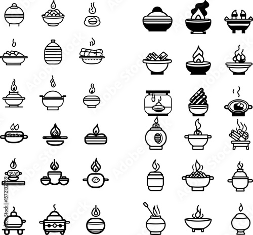 tandoor oven icons, clay tandoor icons, traditional tandoor icons, Indian tandoor oven icons, Pakistani tandoor oven icons, Afghan tandoor icons, Middle Eastern tandoor icons, outdoor t