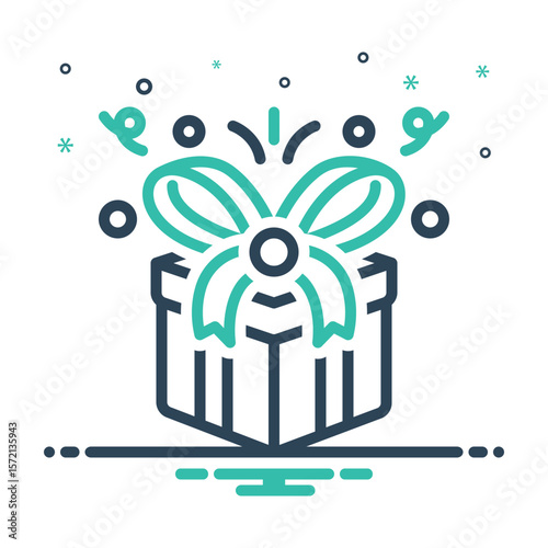 Mix icon for gift