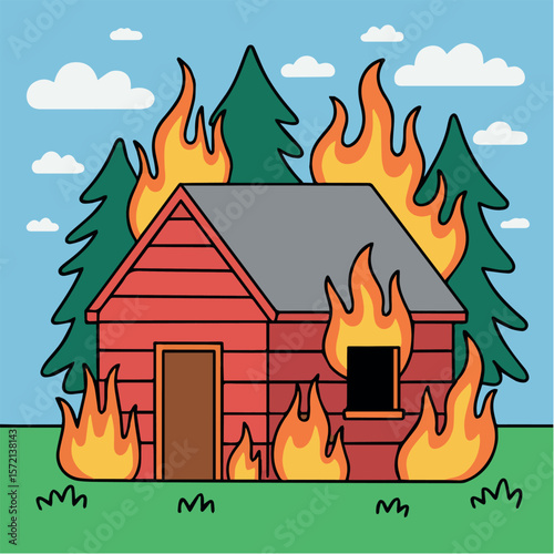 House fire safety tips and prevention methods for home and property protection awareness campaign