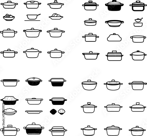 casserole dish icons, kitchen casserole dish icons, baking casserole dish icons, oven-safe casserole dish icons, ceramic casserole dish icons, glass casserole dish icons, stoneware cass