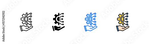 Information Icon Set Multiple Style Collection