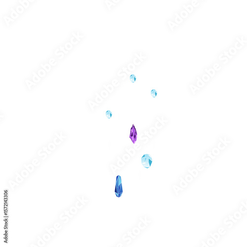 Sparkling Gemstone garland 