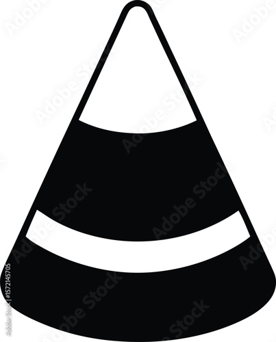 candy corn vector icon. Halloween Related Vector Icon.