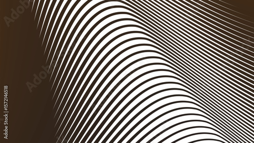 Wallpaper Mural Dark brown stripes curve line background for modern abstract wallpaper fabric texture and digital design Torontodigital.ca