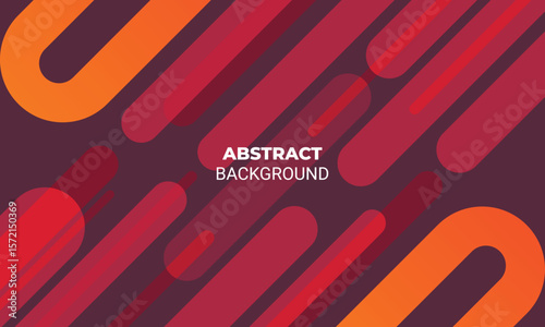 Abstract Geometric Background with Diagonal Rounded Lines