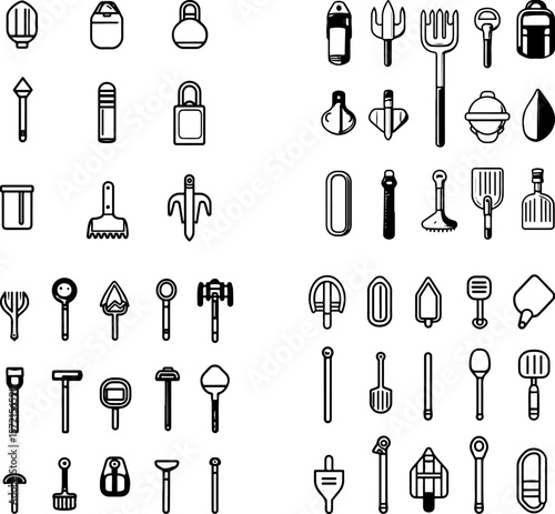 avalanche shovel icons, snow shovel, avalanche safety shovel, snow digging shovel, backcountry shovel, portable avalanche shovel, compact snow shovel, lightweight avalanche shovel, shov