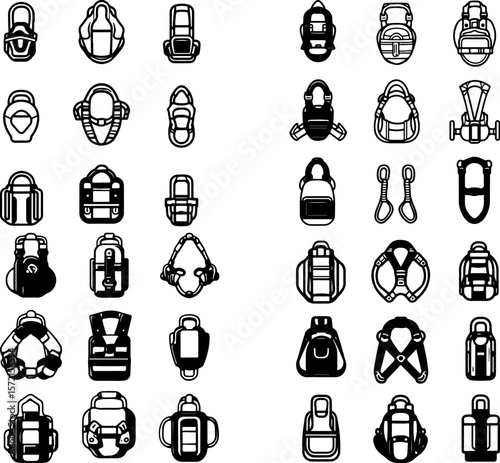 climbing harness icons, rock climbing harness, mountaineering harness, harness gear, safety harness, climbing safety equipment, climbing harness for men, climbing harness for women, adv