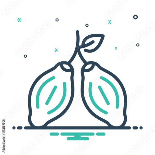Mix icon for cacao beans