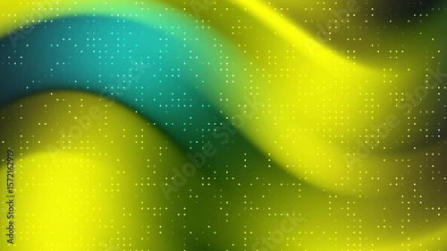 Golden Current Beneath the Cool: Abstract Gradient of Yellow and Turquoise Drenched in Darkness for UI Design, Presentation Covers, Branding Kits, Editorial Imagery, and Web Templates