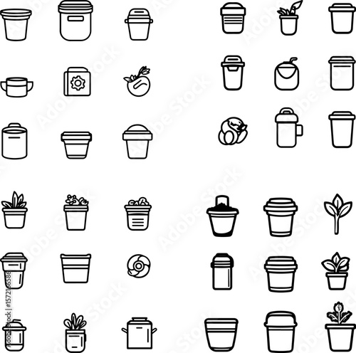 compost tumbler icons, garden compost bin, rotating composter, compost barrel, compost drum, tumbling compost bin, backyard composter, organic waste recycler, compost container, dual ch